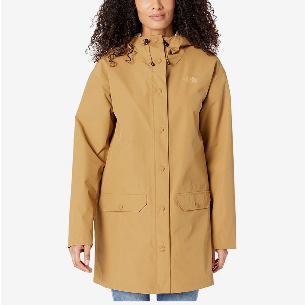 NEVER WORN North Face Woodmont Rain Jacket in Utility Brown